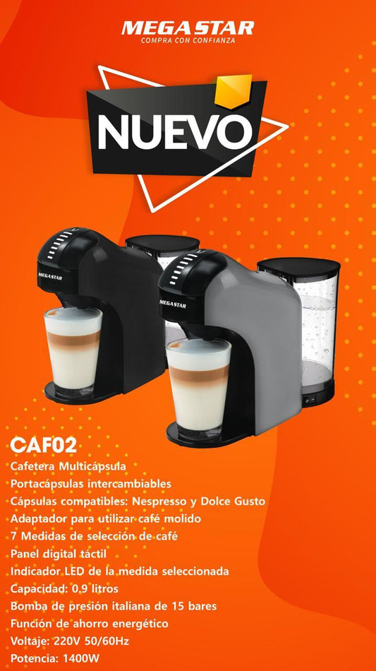 Cafetera Multicápsula